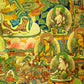 An Exquiste Painted Gold Amitabha Buddha Thangka