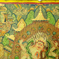 An Exquiste Painted Gold Vajra Thangka