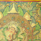 An Exquiste Painted Gold Vajra Thangka