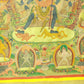 An Exquiste Painted Gold Vajra Thangka