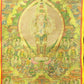 An Exquiste Painted Gold Thousand-armed Avalokiteshvara Thangka