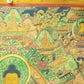 An Exquiste Painted Gold Gautama Buddha Thangka