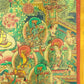 An Exquiste Painted Gold Gautama Buddha Thangka