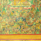 An Exquiste Painted Gold Gautama Buddha Thangka