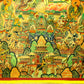 An Exquiste Painted Gold Padmasambhava Thangka