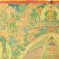 An Exquiste Painted Gold Thousand-armed Avalokiteshvara Thangka