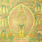 An Exquiste Painted Gold Thousand-armed Avalokiteshvara Thangka