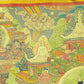 An Exquiste Painted Gold Mammon Cowhide Thangka