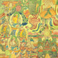 An Exquiste Painted Gold Padmasambhava Thangka