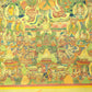 An Exquiste Painted Gold Padmasambhava Thangka