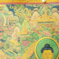 An Exquiste Painted Gold Gautama Buddha Thangka