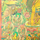 An Exquiste Painted Gold Gautama Buddha Thangka