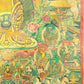 An Exquiste Painted Gold Gautama Buddha Thangka