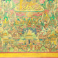 An Exquiste Painted Gold Gautama Buddha Thangka