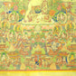 An Exquiste Painted Gold Gautama Buddha Thangka