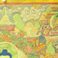 An Exquiste Painted Gold Gautama Buddha Thangka