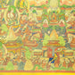 An Exquiste Painted Gold Gautama Buddha Thangka