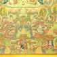 An Exquiste Painted Gold Gautama Buddha Thangka