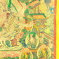 An Exquiste Painted Gold Tara Thangka