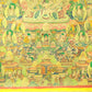 An Exquiste Painted Gold Tara Thangka