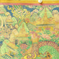 An Exquiste Painted Gold Kubera Thangka