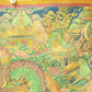 An Exquiste Painted Gold Kubera Thangka