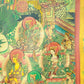 An Exquiste Painted Gold Kubera Thangka