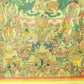 An Exquiste Painted Gold Kubera Thangka