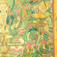 An Exquiste Painted Gold Four-Armed Avalokiteshvara Thangka