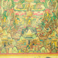 An Exquiste Painted Gold Four-Armed Avalokiteshvara Thangka