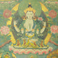 An Exquiste Painted Gold Four-Armed Avalokiteshvara Thangka