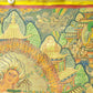 An Exquiste Painted Gold Vajra Thangka