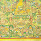 An Exquiste Painted Gold Gautama Buddha Thangka