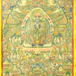 An Exquiste Painted Gold Siddhartha Thangka