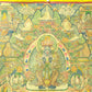 An Exquiste Painted Gold Siddhartha Thangka