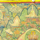 An Exquiste Painted Gold Siddhartha Thangka