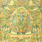 An Exquiste Painted Gold Siddhartha Thangka