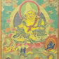 An Exquiste Painted Gold Mammon Thangka