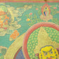 An Exquiste Painted Gold Mammon Thangka