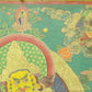 An Exquiste Painted Gold Mammon Thangka