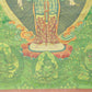 An Exquiste Painted Gold Eleven-faced Avalokiteshvara Thangka