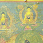 An Exquiste Painted Gold Mammon Thangka