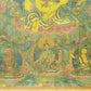 An Exquiste Painted Gold Mammon Thangka