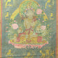 An Exquiste Painted Gold White Tara Thangka