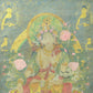 An Exquiste Painted Gold White Tara Thangka