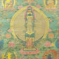 An Exquiste Painted Gold Thousand-armed Avalokiteshvara Thangka