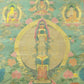 An Exquiste Painted Gold Thousand-armed Avalokiteshvara Thangka