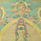 An Exquiste Painted Gold Thousand-armed Avalokiteshvara Thangka