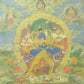 An Exquiste Painted Gold Yidam Thangka