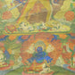 An Exquiste Painted Gold Yidam Thangka